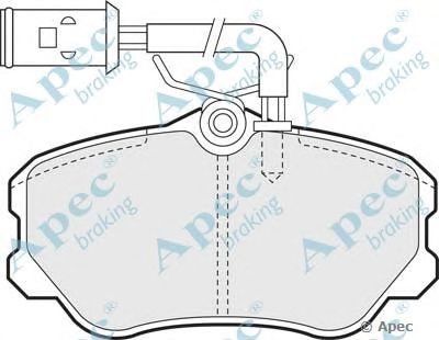 APEC BRAKING pad718 -  Комплект тормозных колодок, дисковый тормоз